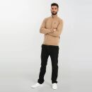 U.S. POLO ASSN. Herren Pullover Half Zip P-010 CamelMel.-Braun Größe M - Gr.M