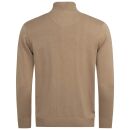 U.S. POLO ASSN. Herren Pullover Half Zip P-010 CamelMel.-Braun Größe XXL - Gr.2XL