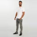 U.S. POLO ASSN. Herren T-Shirt Basic P-012 Weiss-Navy Größe M - Gr.M