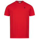 U.S. POLO ASSN. Herren T-Shirt Basic P-012 Rot-Navy Größe L - Gr.L