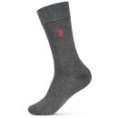 U.S. POLO ASSN.  Herren Socken 6-Pack P-014 AnthrazitMelange Größe 39-42