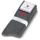 U.S. POLO ASSN.  Herren Socken 6-Pack P-014 AnthrazitMelange Größe 39-42