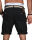 Indicode Herren Chino Shorts kurze Hose inkl. Gürtel B499 Schwarz-Größe XL - Gr. XL