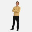 U.S. POLO ASSN. Herren Sweatshirt Pullover P015 Beige-Navy-Größe S - Gr. S