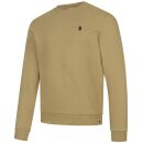 U.S. POLO ASSN. Herren Sweatshirt Pullover P015 Beige-Navy-Größe S - Gr. S