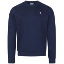 U.S. POLO ASSN. Herren Sweatshirt Pullover P015 Navy-Beige-Größe S - Gr. S