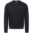 U.S. POLO ASSN. Herren Sweatshirt Pullover P015 Schwarz-Rust-Größe L - Gr. L