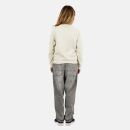 U.S. POLO ASSN. Damen Sweatshirt Pullover P016 Weiss/Sand-Beige-Größe M - Gr. M