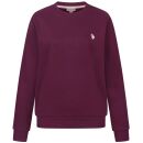 U.S. POLO ASSN. Damen Sweatshirt Pullover P016 Prune-Beige-Größe L - Gr. L