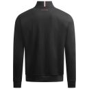 U.S. POLO ASSN. Herren Pullover Half Zip P017 Schwarz-Rust-Größe L - Gr. L