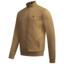 U.S. POLO ASSN. Herren Sweatjacke P018 Beige/Safari-Navy-Größe S - Gr. S