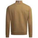 U.S. POLO ASSN. Herren Sweatjacke P018 Beige/Safari-Navy-Größe S - Gr. S