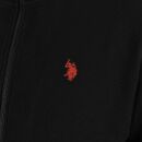 U.S. POLO ASSN. Herren Sweatjacke P018 Schwarz-Rust-Größe M - Gr. M
