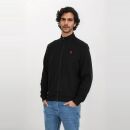 U.S. POLO ASSN. Herren Sweatjacke P018 Schwarz-Rust-Größe XXXL - Gr. 3XL