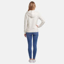 U.S. POLO ASSN. Damen Sweatjacke P019 Weiss/Sand-Beige-Größe XL - Gr. XL