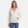 U.S. POLO ASSN. Damen Sweatjacke P019 Weiss/Sand-Beige-Größe XL - Gr. XL
