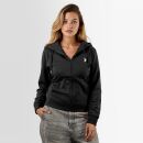 U.S. POLO ASSN. Damen Sweatjacke P019 Schwarz-Beige-Größe L - Gr. L