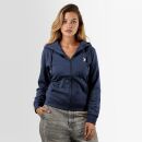 U.S. POLO ASSN. Damen Sweatjacke P019 Navy-Beige-Größe L - Gr. L