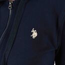 U.S. POLO ASSN. Damen Sweatjacke P019 Navy-Beige-Größe L - Gr. L