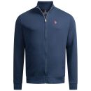 U.S. POLO ASSN. Herren Sweatjacke P020 Navy-Rot-Größe M - Gr. M