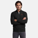 U.S. POLO ASSN. Herren Sweatjacke P020 Schwarz-Rot-Größe XL - Gr. XL