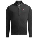 U.S. POLO ASSN. Herren Sweatjacke P020 Schwarz-Rot-Größe XL - Gr. XL