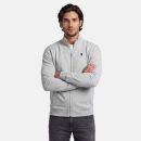 U.S. POLO ASSN. Herren Sweatjacke P020 Grau-Melange-Navy-Größe XL - Gr. XL