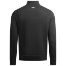 U.S. POLO ASSN. Herren Pullover Half Zip P021 Schwarz-Rot-Größe M - Gr. M