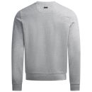 U.S. POLO ASSN. Herren Sweatshirt Pullover P022 Grau-Melange-Navy-Größe M - Gr. M