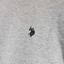 U.S. POLO ASSN. Herren Sweatshirt Pullover P022 Grau-Melange-Navy-Größe M - Gr. M