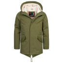 Alessandro Salvarini Herren Winter Parka O-138 - Dark-Olive-Gr.L