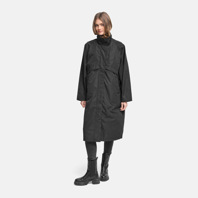 Navahoo Zenblüte Damen Parka N135 Schwarz Größe M - Gr.38