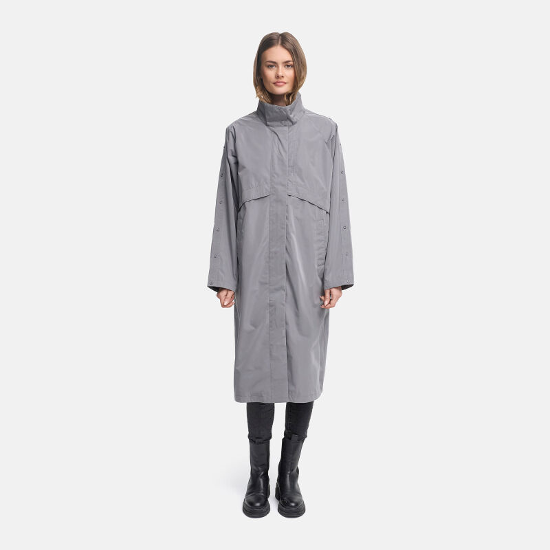 Navahoo Zenblüte Damen Parka N135 Grey Größe XXXL - Gr.46
