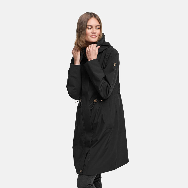 Marikoo Zilandaa Damen Parka N136 Schwarz Größe L - Gr.40
