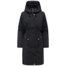Marikoo Zilandaa Damen Parka N136 Schwarz Größe L - Gr.40