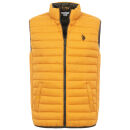 U.S. POLO ASSN. Herren Weste P025 Mustard-Olive-Größe L - Gr. L