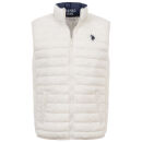 U.S. POLO ASSN. Herren Weste P025 Weiss-Navy-Größe L - Gr. L