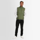 U.S. POLO ASSN. Herren Weste P025 Olive-Orange-Größe M - Gr. M