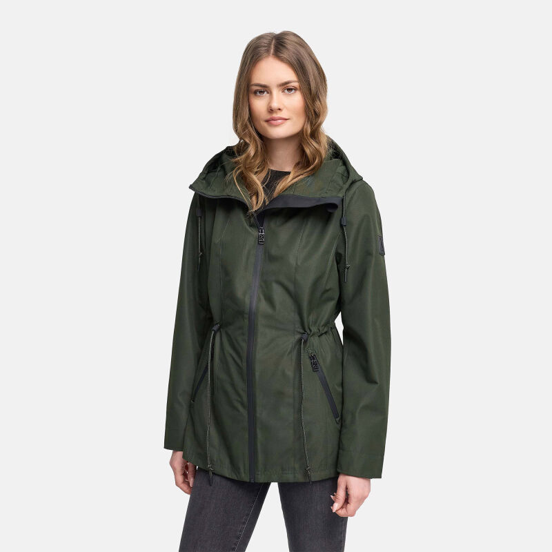 Navahoo Blumentanz Damenjacke N123 Dark Olive Größe S - Gr.36