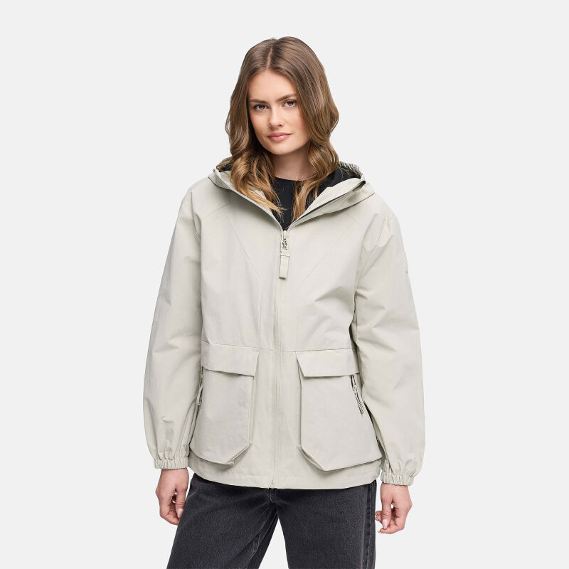 Navahoo Donnerwetter Damenjacke N125 Pebble Grey Größe S - Gr.36