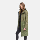 Navahoo Edelumhang Damen Parka N126 Olive Leaf Größe S - Gr.36