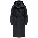 Navahoo Kirschwind Damen Parka N128 Schwarz Größe XS - Gr.34