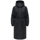 Navahoo Kirschwind Damen Parka N128 Schwarz Größe S - Gr.36
