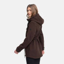 Navahoo Lächelstern Damenjacke in Woll-Optik gefüttert N129 Choco Größe XS - Gr.34