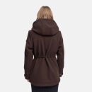 Navahoo Lächelstern Damenjacke in Woll-Optik gefüttert N129 Choco Größe XS - Gr.34