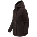 Navahoo Lächelstern Damenjacke in Woll-Optik gefüttert N129 Choco Größe XS - Gr.34