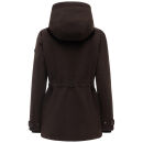 Navahoo Lächelstern Damenjacke in Woll-Optik gefüttert N129 Choco Größe XS - Gr.34