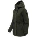 Navahoo Lächelstern Damenjacke in Woll-Optik gefüttert N129 Dark Olive Größe XS - Gr.34