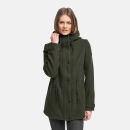 Navahoo Lächelstern Damenjacke in Woll-Optik gefüttert N129 Dark Olive Größe XL - Gr.42