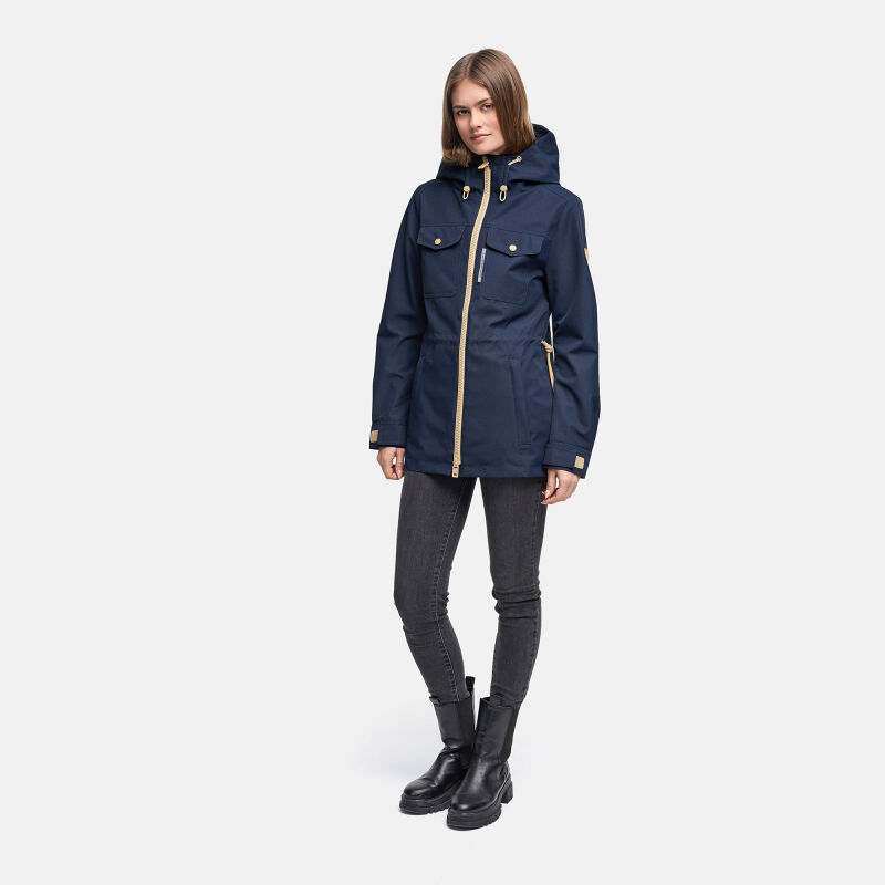 Marikoo Sohaa Damen Parka N132 Navy Größe S - Gr.36
